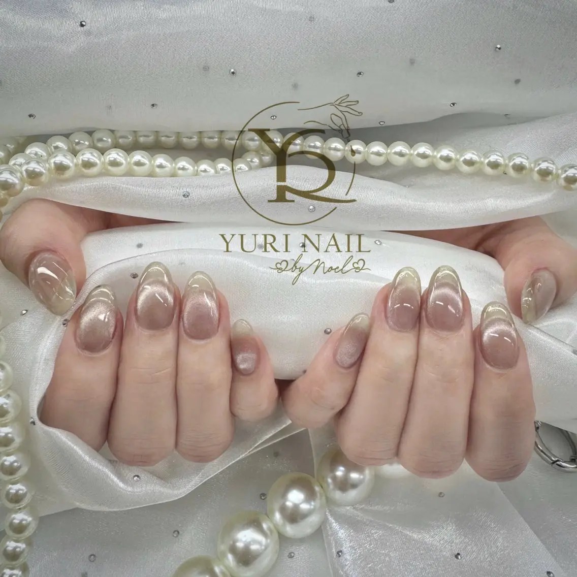 ネイル チークネイル フットネイル フレンチネイル グラデーション キラキラネイル ハンドネイル フットネイル ハンドケア YURI Nail Funabashiのネイルデザイン