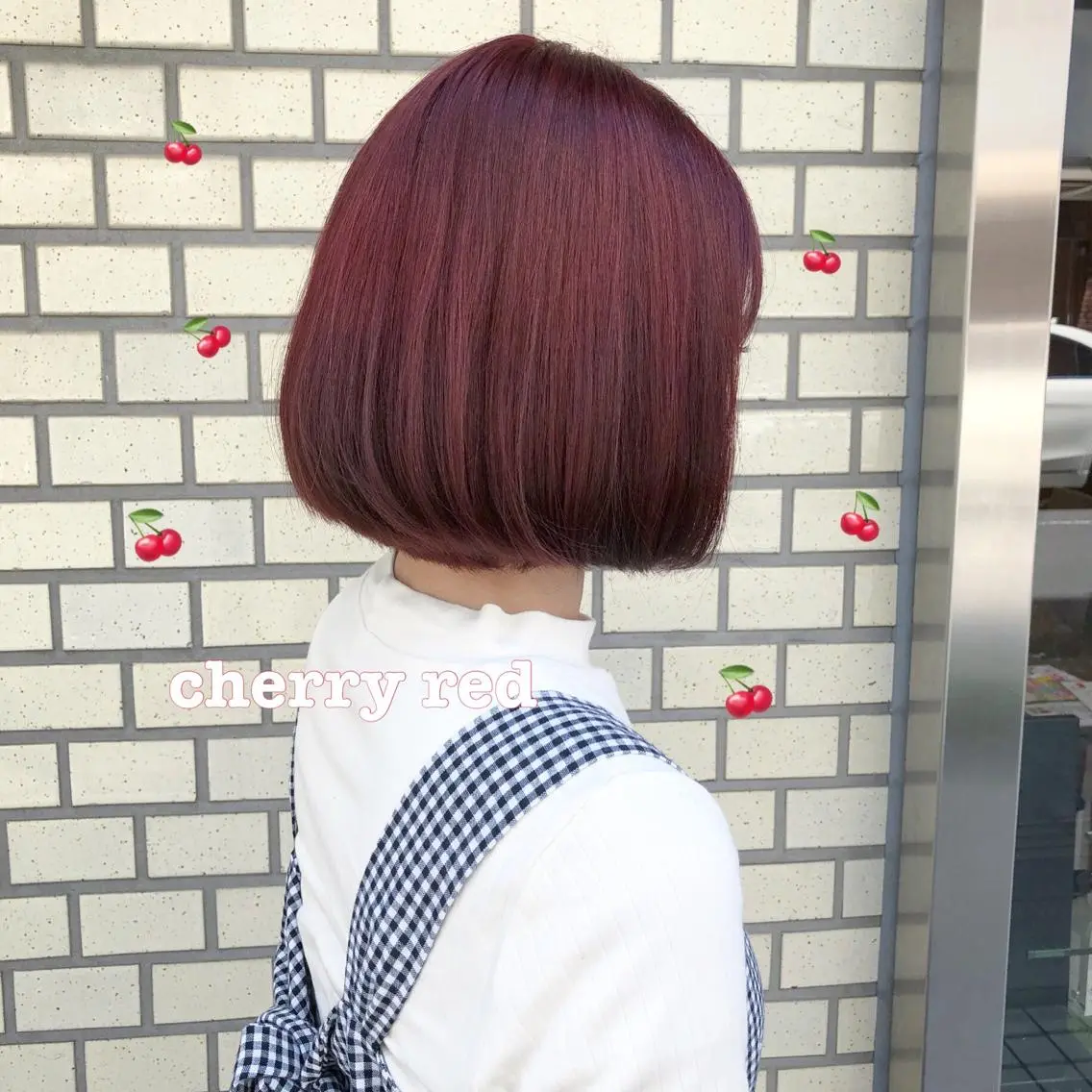 ショート カラー ブリーチ ケアブリーチ レッドカラー 韓国ヘア得意❤︎森澤 悠佳のヘアスタイル
