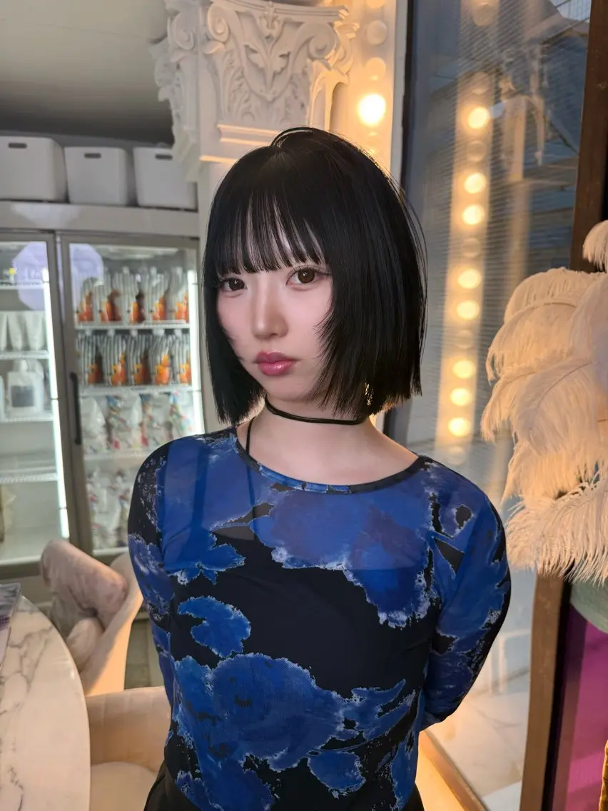 ショート カラー ブリーチ ヘアカラー トリートメント HARUNA/原宿/ デザイン/カットのヘアスタイル