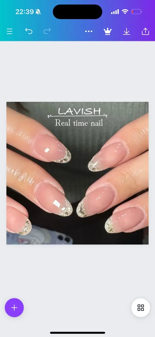 ネイル LAVISH 大和店 emi･:*+のネイルデザイン
