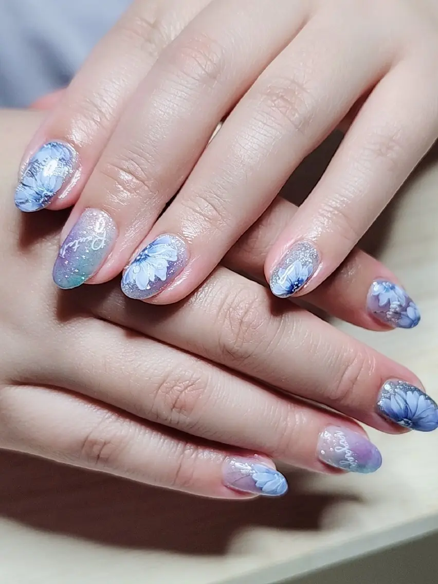 ネイル ハンドネイル eightyfour nail💚白石のネイルデザイン
