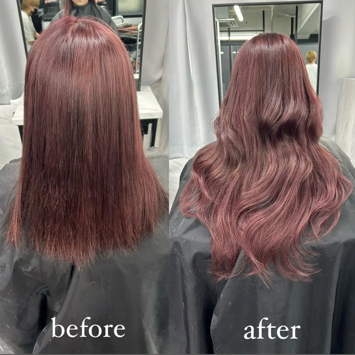 ロング カラー エクステ nanaka 🤍韓国ワンホンヘアのヘアスタイル