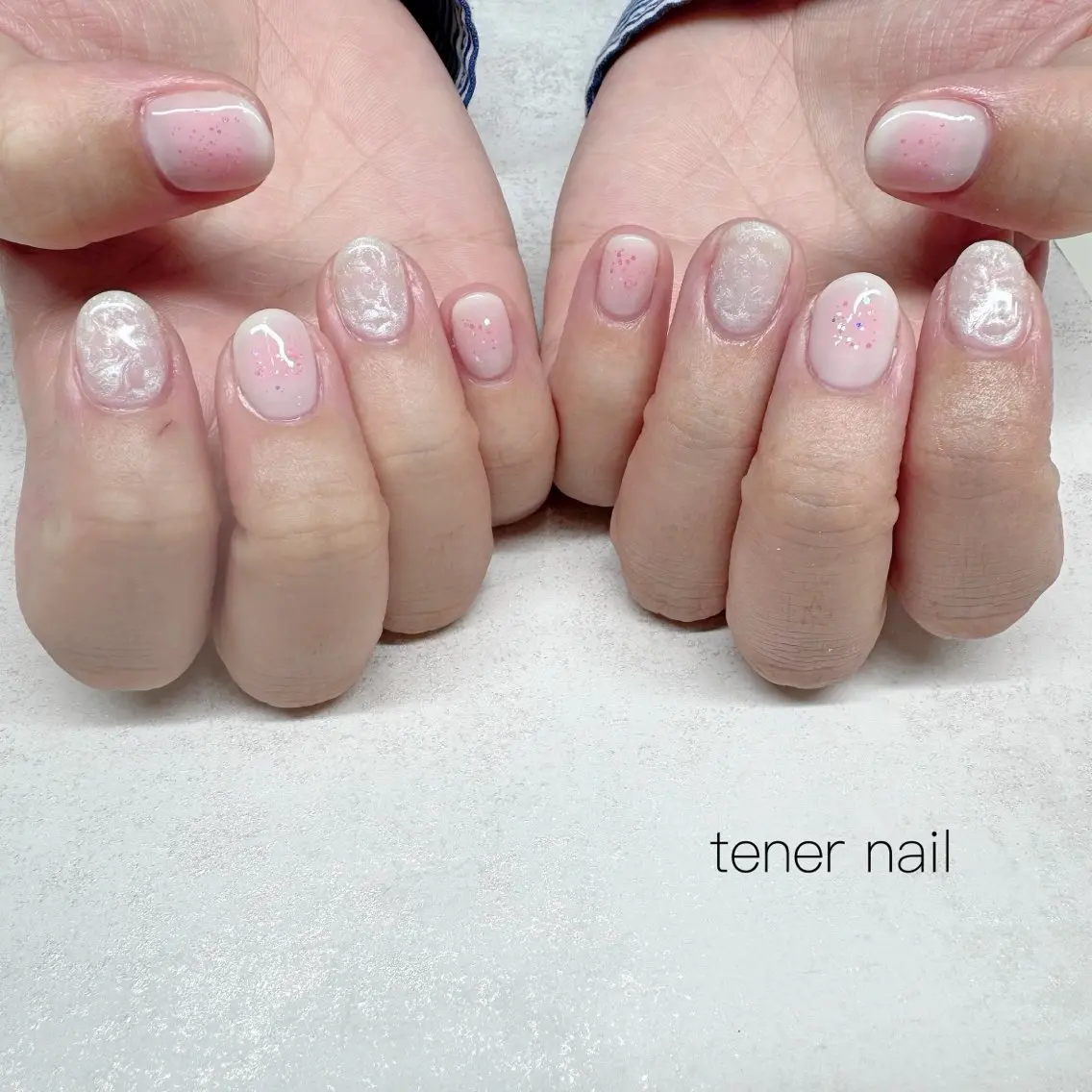 ネイル チークネイル ハンドネイル テネルネイル tener nailのネイルデザイン