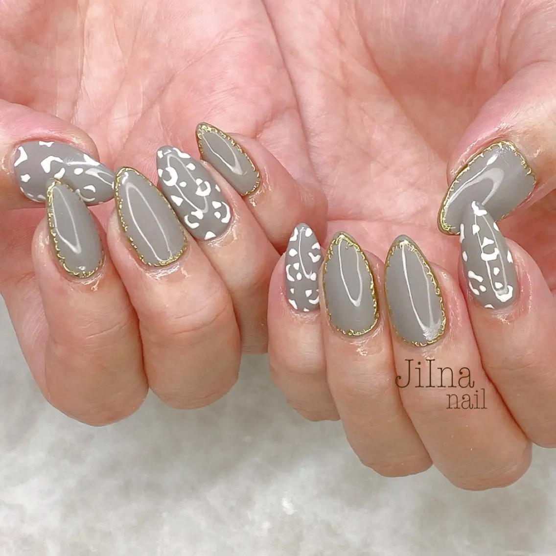 ネイル アニマル柄 JiIna nailのネイルデザイン