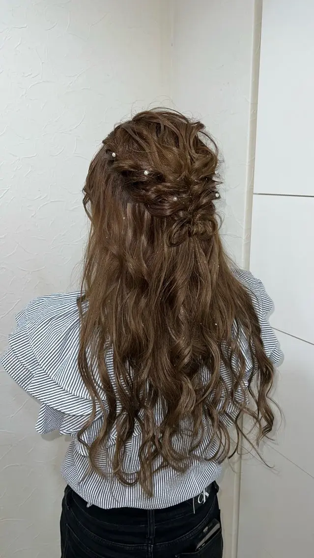 ヘアアレンジ ヘアセット Mei🎀 eye & hairのマツエク・マツパデザイン