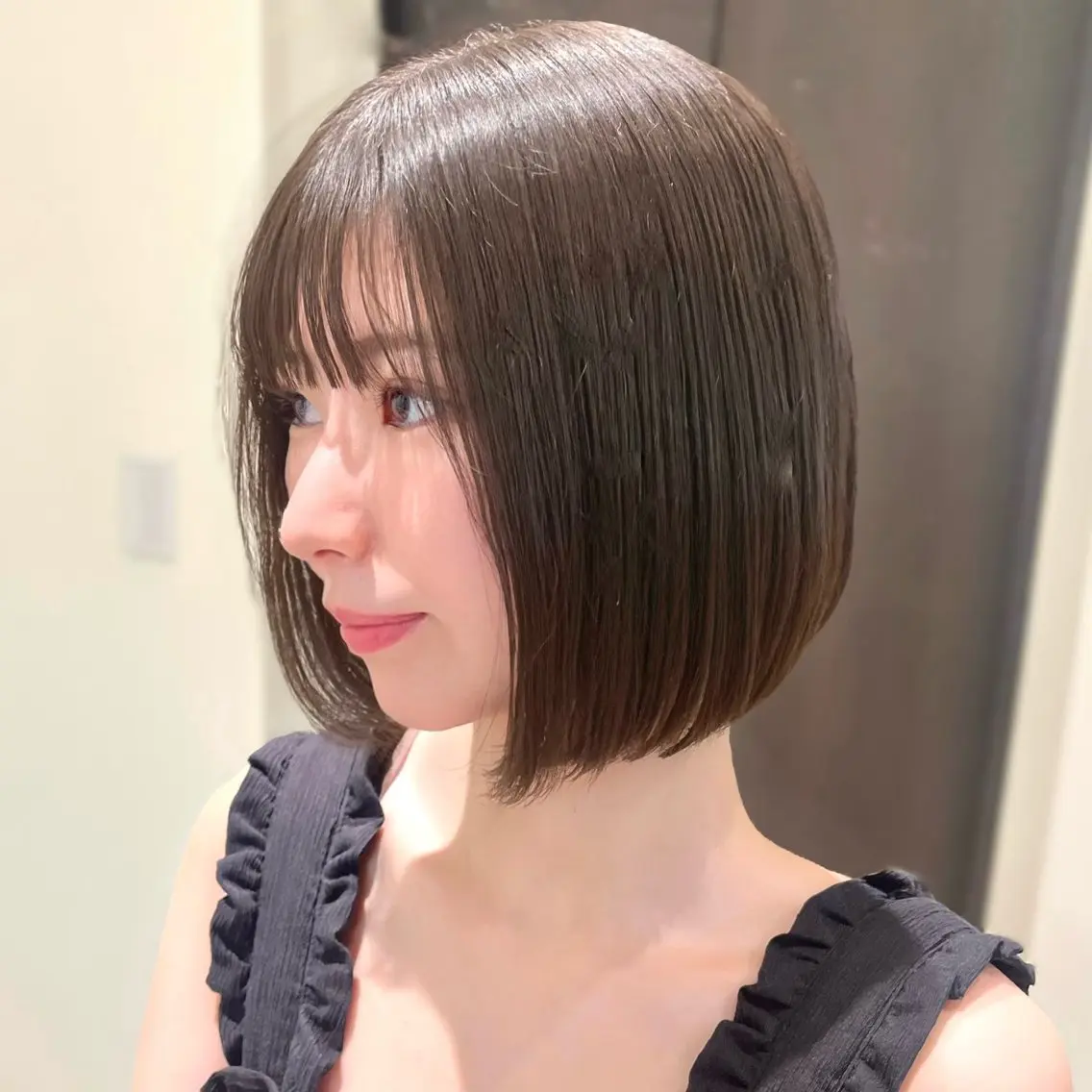 ミディアム カラー 🪞ボブ特化/顔 まわり🧸mai🎀のヘアスタイル