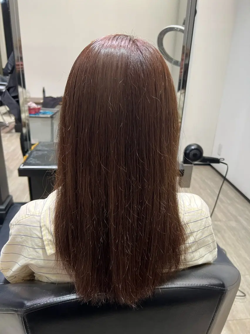 セミロング カラー 西田 陽翔のヘアスタイル