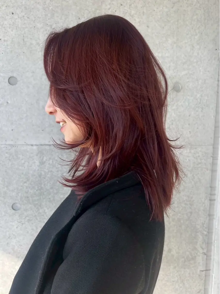カラー 透明感・艶カラー 🩵miaのヘアスタイル