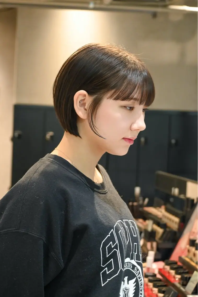 ショート ショートヘア 小顔カット 小田 晃瑛のヘアスタイル