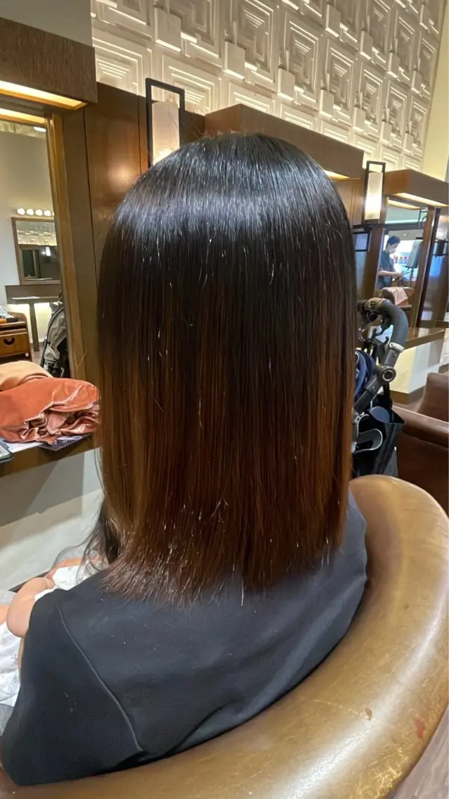 ミディアム 髪質改善 下元 舞香のヘアスタイル