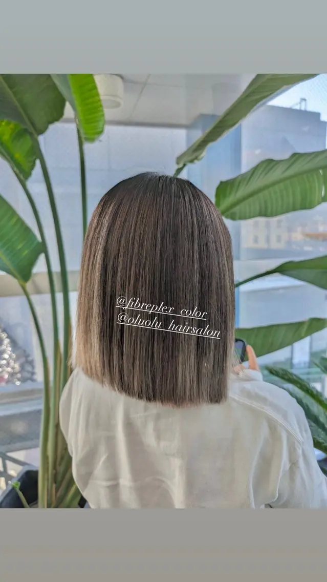 ミディアム ボブ 桝田 友美のヘアスタイル