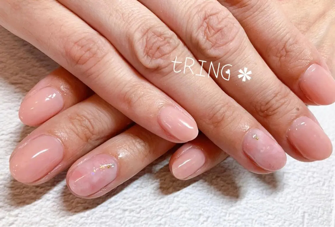 ネイル ハンドネイル tRING＊ しいの木台のネイルデザイン