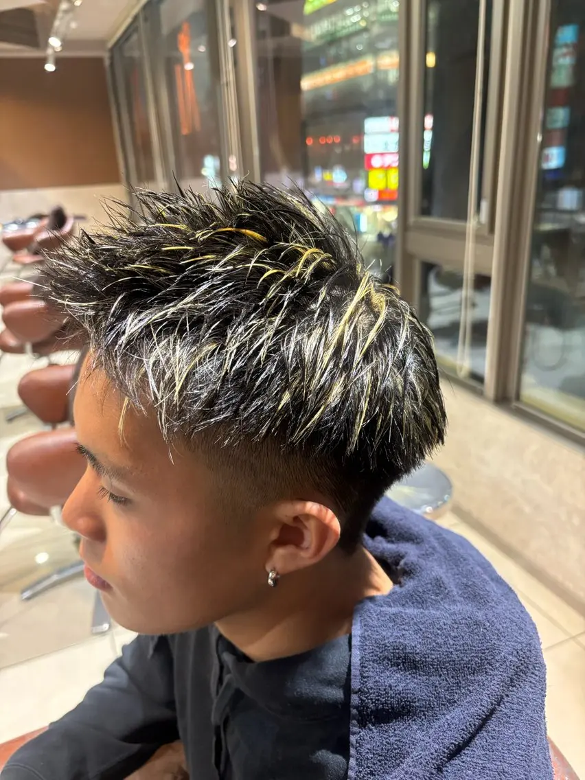 ⚡️メッシュキャップハイライトのみ⚡️(ブリーチ1回)再来¥7700の写真