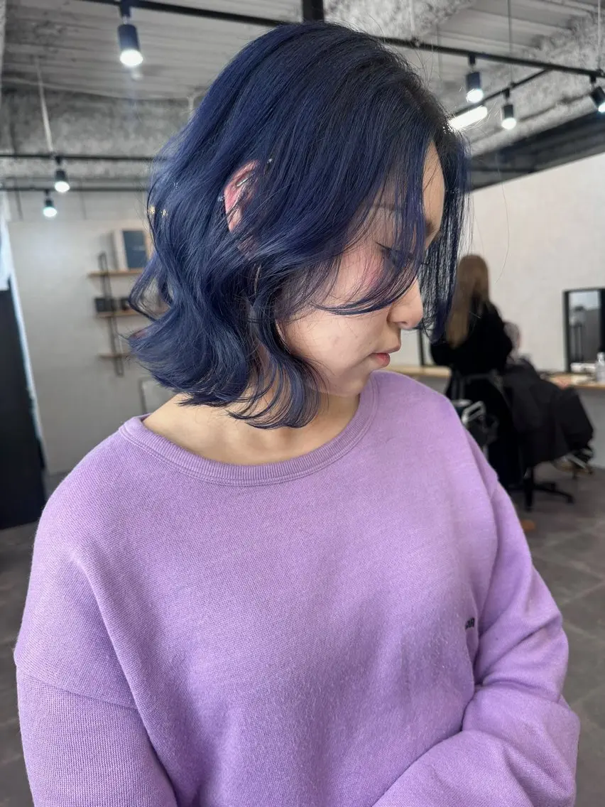ミディアム カラー 永田 雄真のヘアスタイル