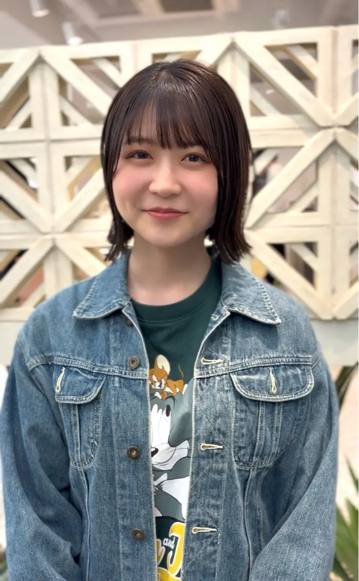 ショート カラー ボブ 外ハネヘア カット ヘアカラー トリートメント 名駅/ショート/ボブ 透明感カラー/優里のヘアスタイル