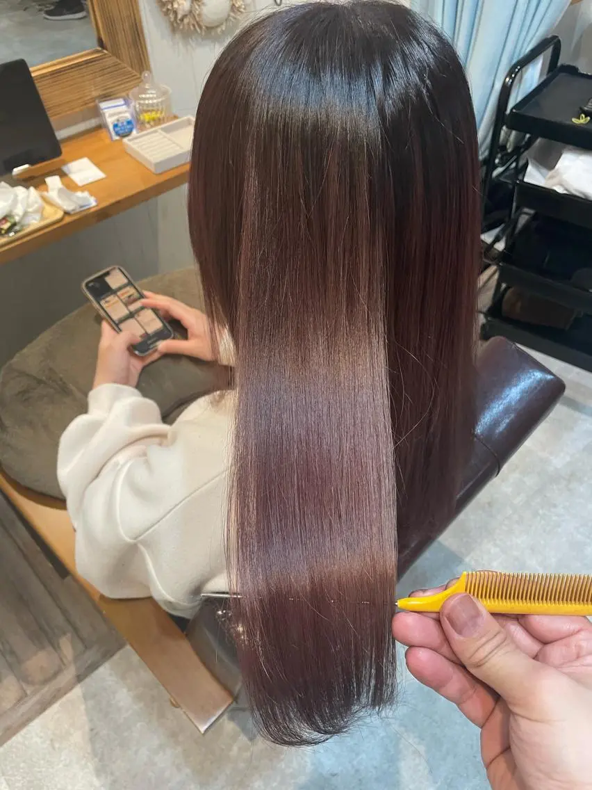 ☆  カット＋髪質改善チューニング＋N. カラー＋コタトリートメントの写真