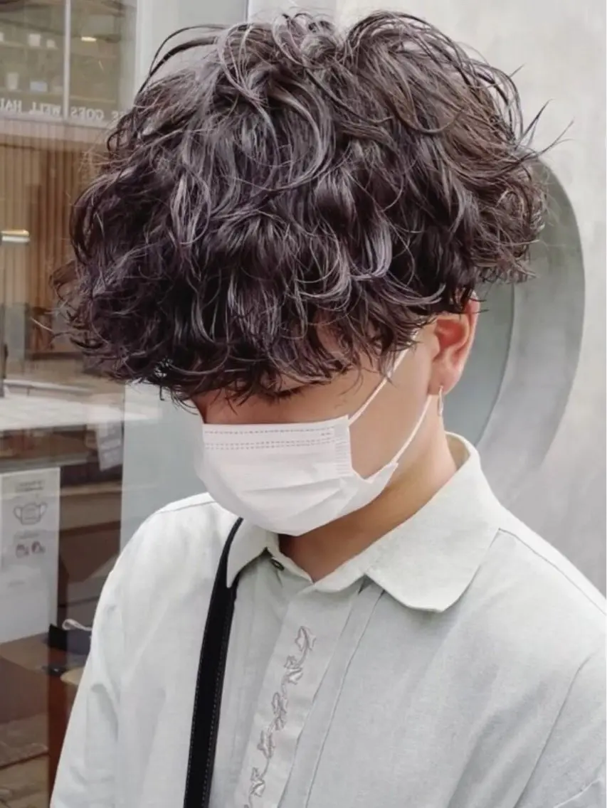 ショート パーマ メンズ SENTA✨メンズ パーマ✨fifth栄のヘアスタイル