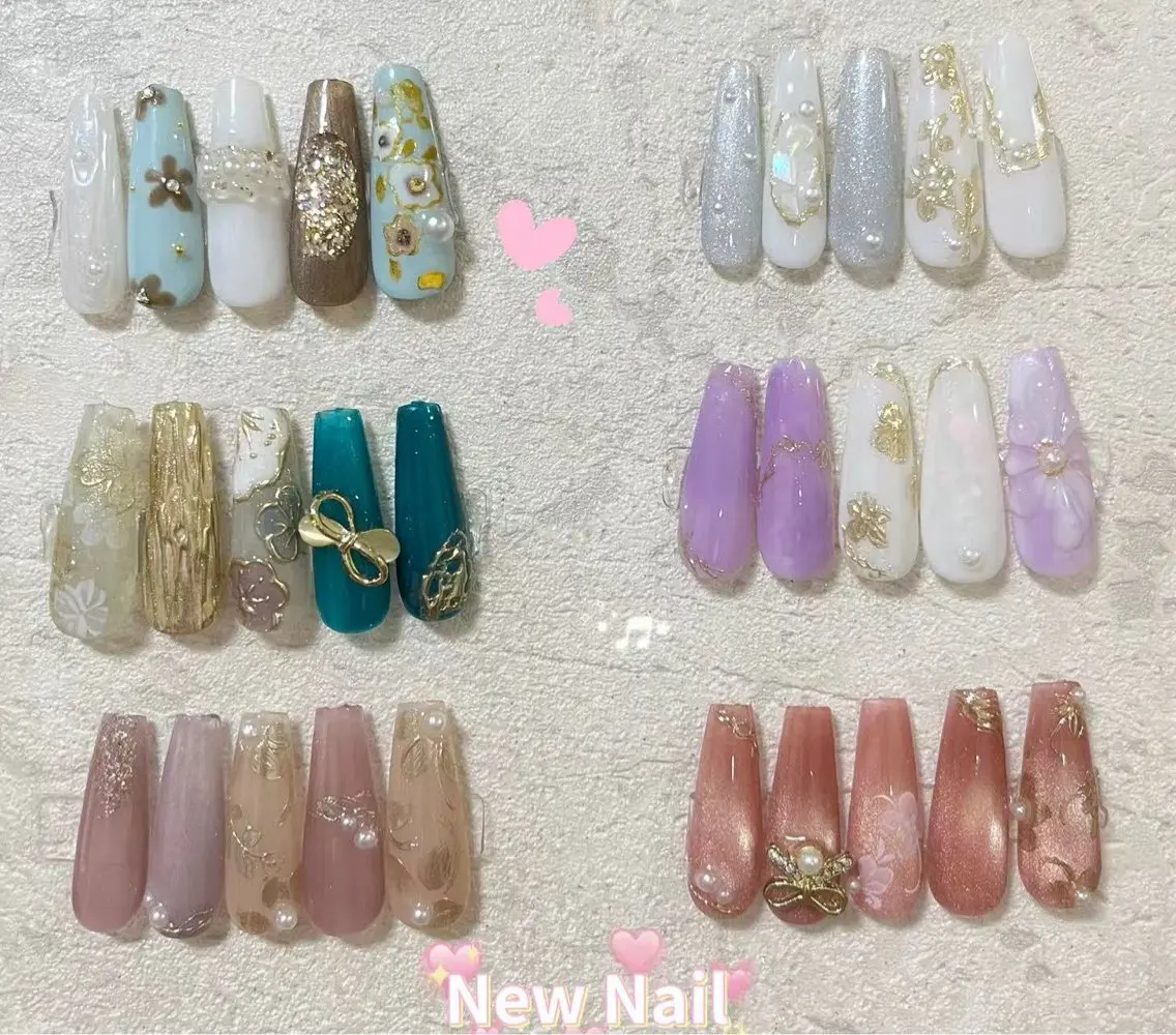 ネイル アートネイル チークネイル 成人式 長さ出し フレンチネイル NEW NAIL 池袋のネイルデザイン