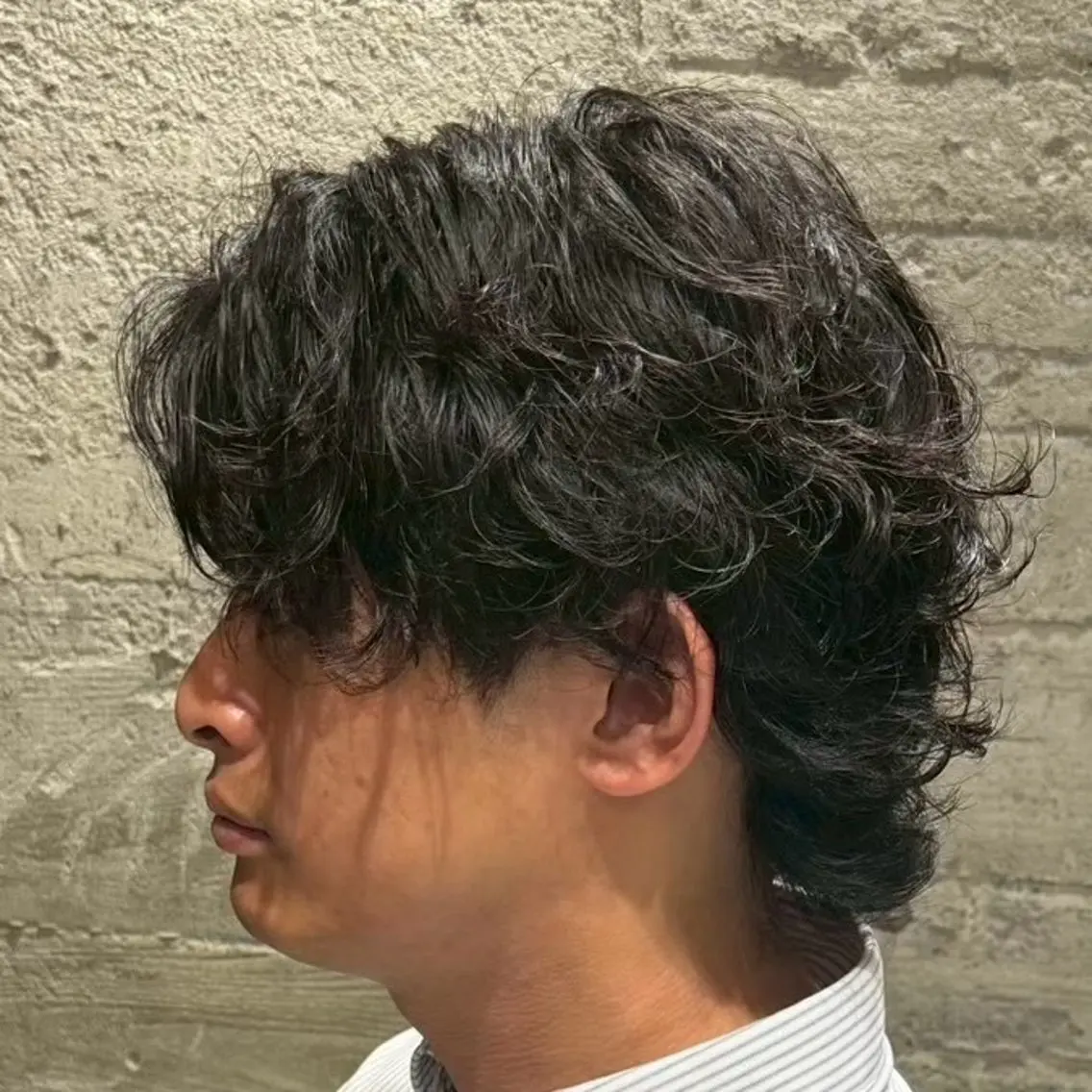 パーマ メンズ 【束感セット】 あおいのヘアスタイル