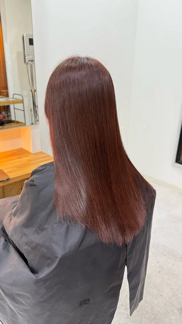 ロング カラー ブリーチ ブリーチなしカラー DECO HAIR 井上琴愛のヘアスタイル