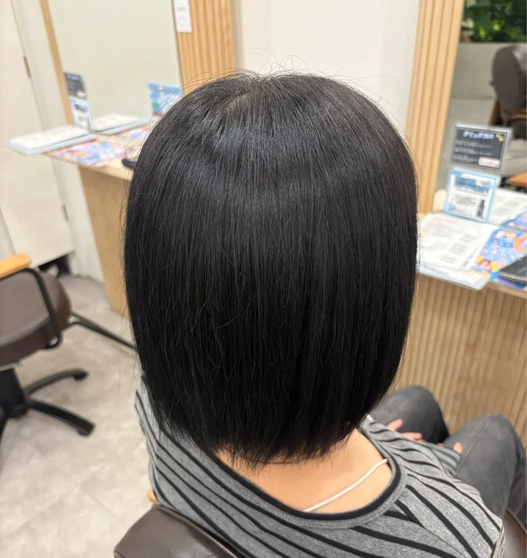 カラー 黒髪 ヘアカラー SHIAN 菜月 /カラーのヘアスタイル