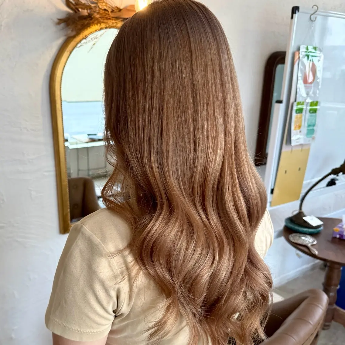 【 練習モデル 】 カット + ダブルカラー ( ケアブリーチ使用 )の写真