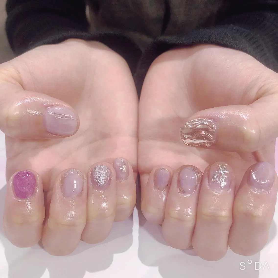 ネイル ニュアンスネイル ハンドネイル 吉野✨ ネイルデザイナー✨のネイルデザイン