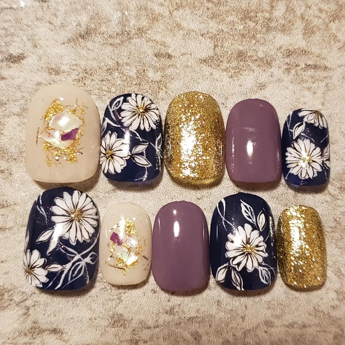 ネイル 成人式 ネイルチップ MU5-nail 金山ネイルサロンのネイルデザイン