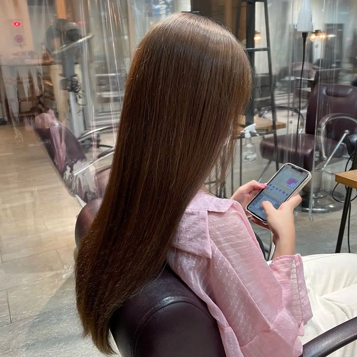 ロング カラー ヘアアレンジ fifth 石川 凪のヘアスタイル