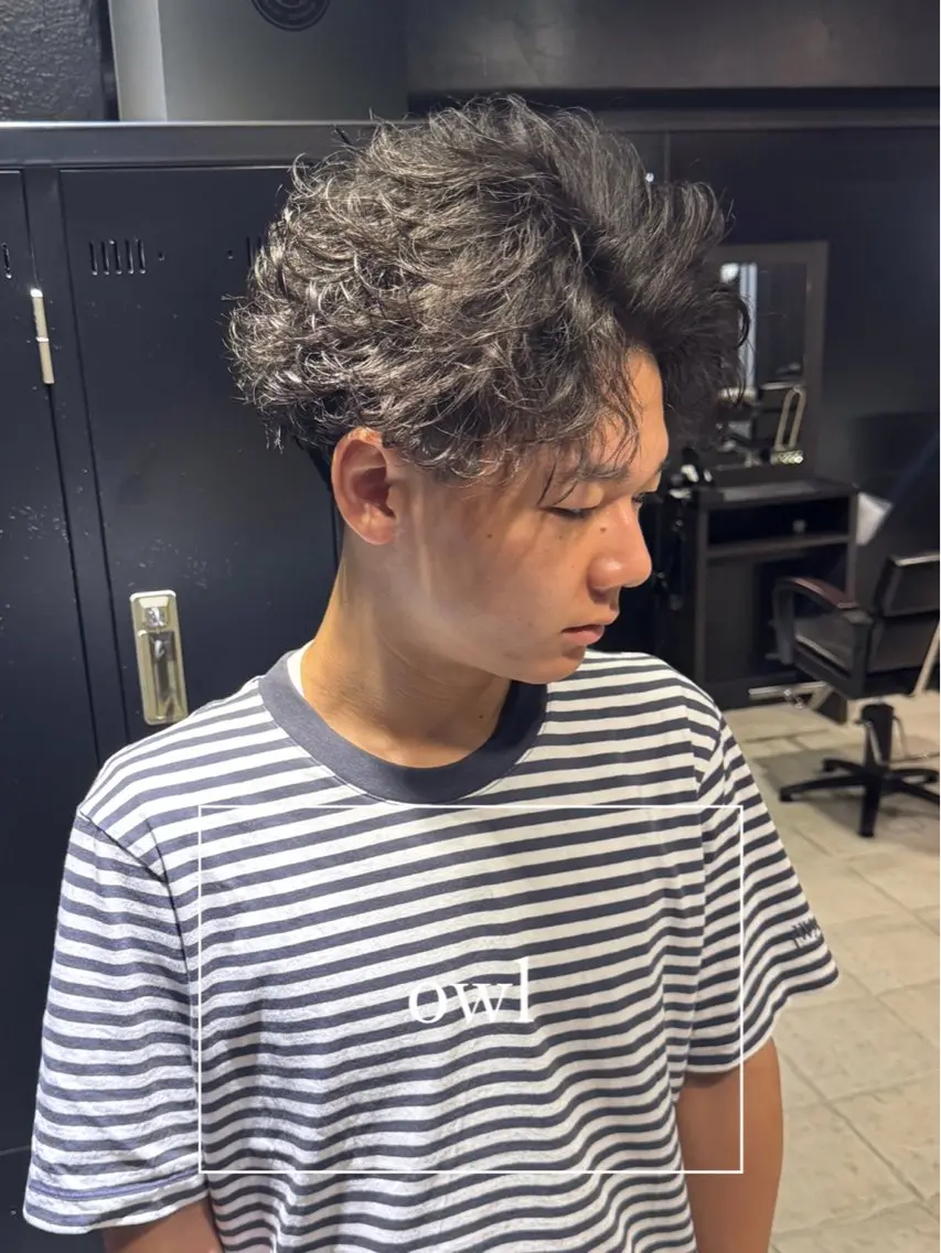 メンズケアパーマ+カット✨    【2ヶ月以内2回目ご来店の方限定】の写真
