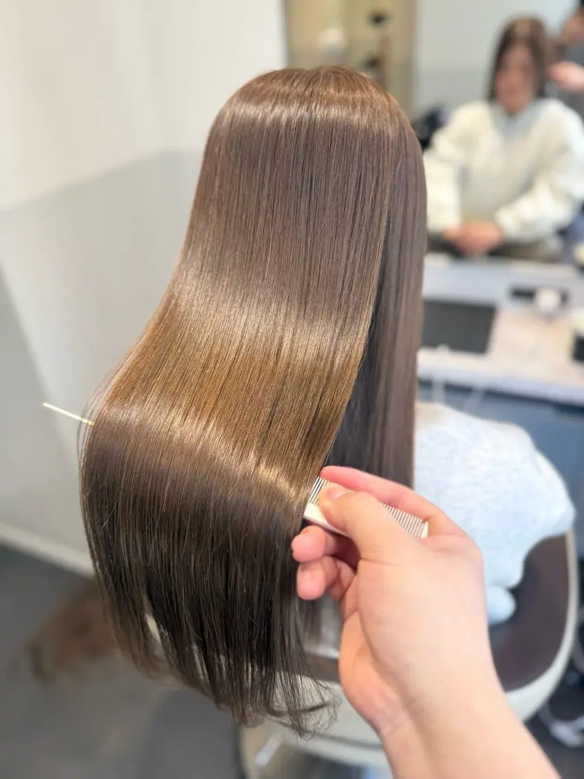 【髪質改善】✨艶カラー✨の写真