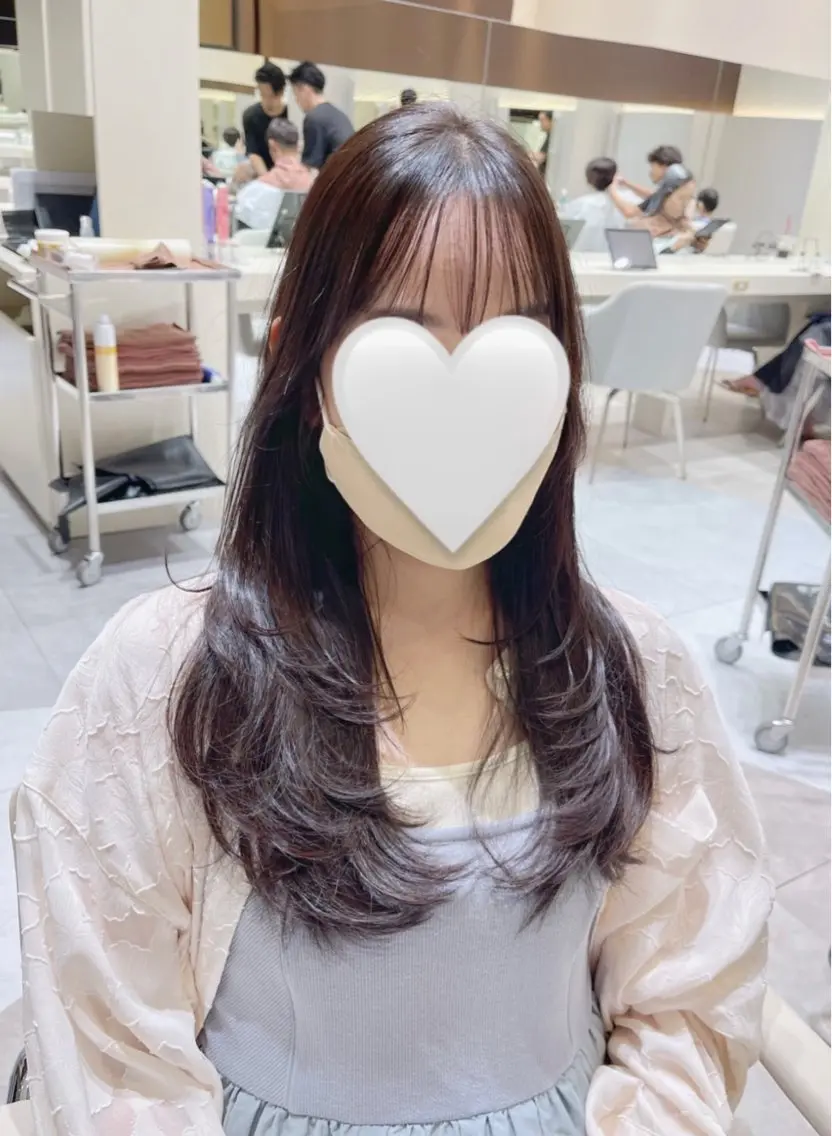 ロング カラー カット ヘアカラー トリートメント k-two top stylist 林原のヘアスタイル