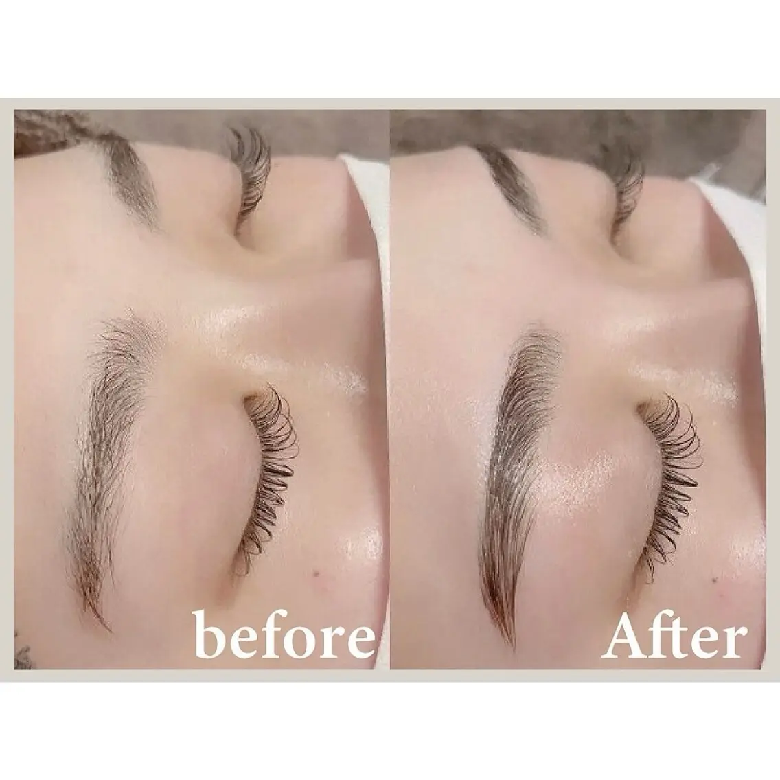 【女性のみ】ׅ ⊹美眉WAX脱毛＋間引きׅ ⊹メイク仕上げの写真