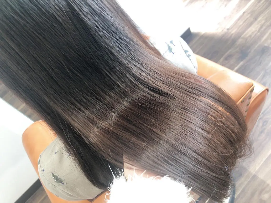 セミロング トリートメント ヘアカラー トリートメント 松田 みのりのヘアスタイル