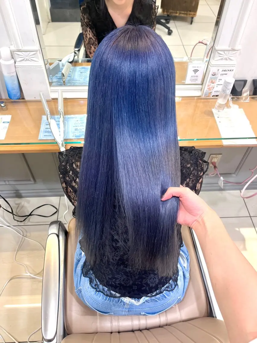 ロング カラー ヘアカラー 横浜/カラーモデル/ 小俣実乃里のヘアスタイル