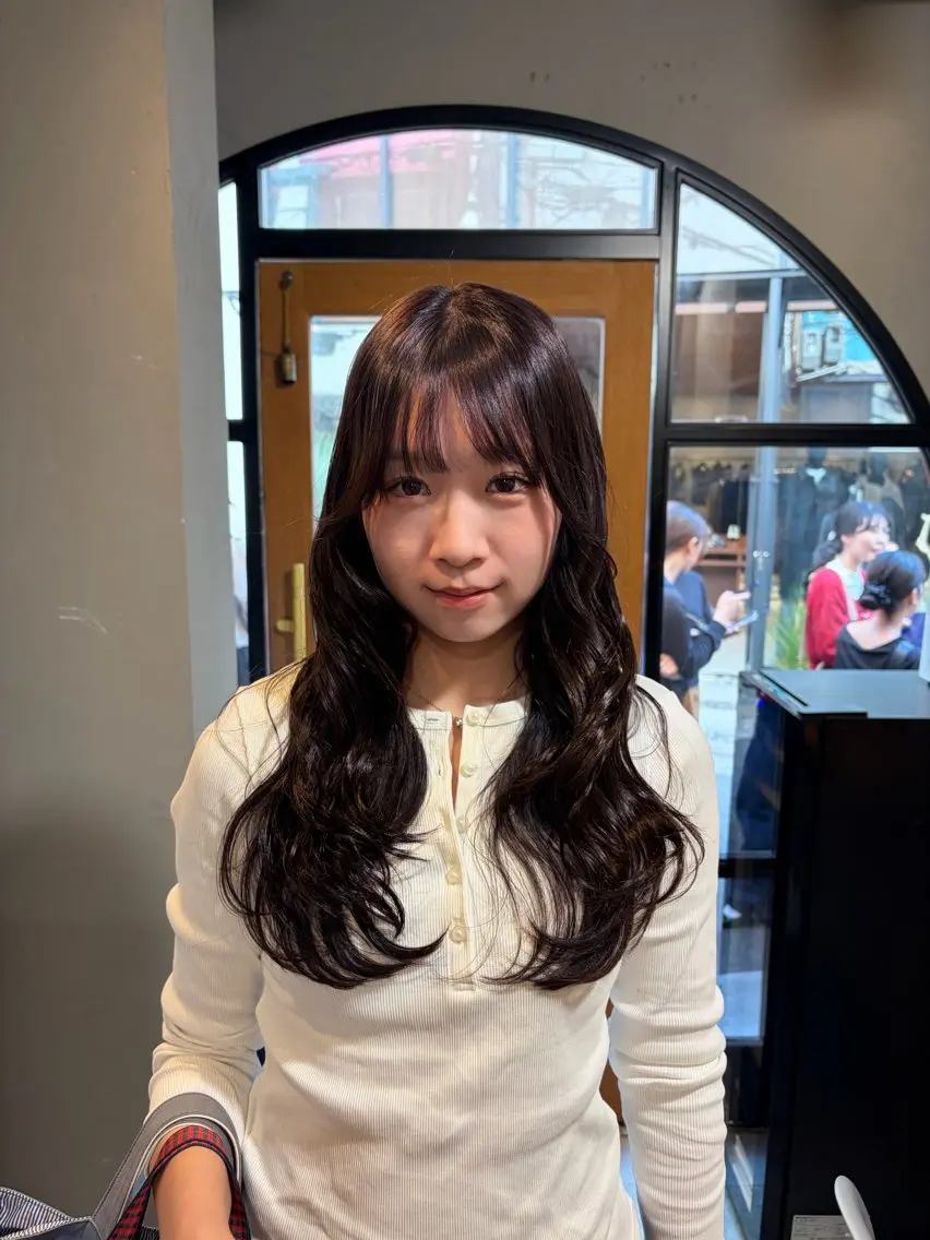 ロング カラー ヘアカラー トリートメント 【ioe 元町】 🎀希 歩🎀のヘアスタイル