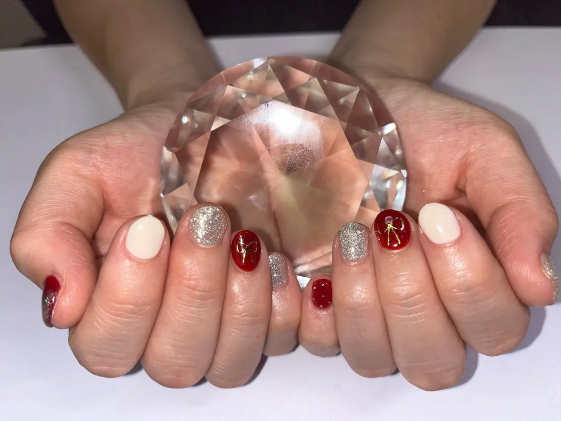 ネイル マグネットネイル ニュアンスネイル ワンカラーネイル シンプルネイル 夏ネイル プライベートサロン N's Nailのネイルデザイン