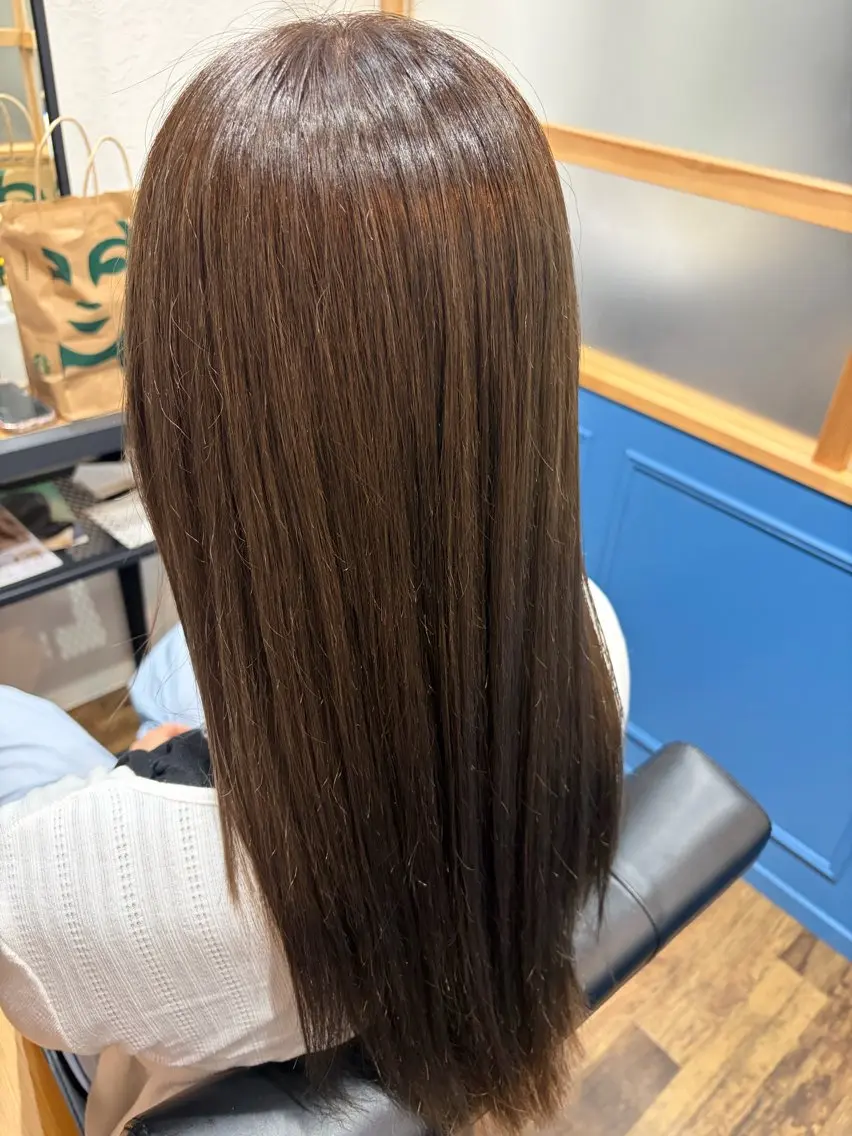 ロング カラー ヘアカラー 丹羽 優菜のヘアスタイル