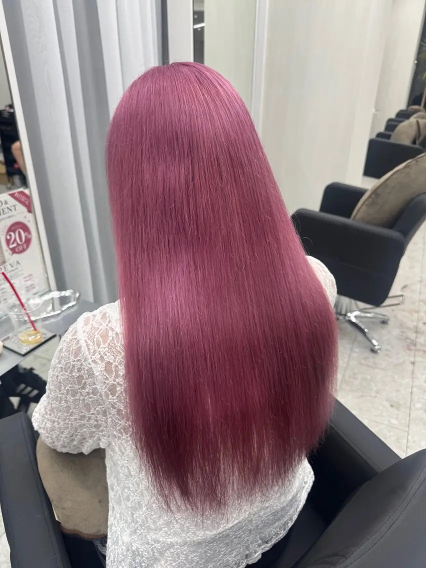 カラー りこ / 透明感カラー🎀🫧のヘアスタイル