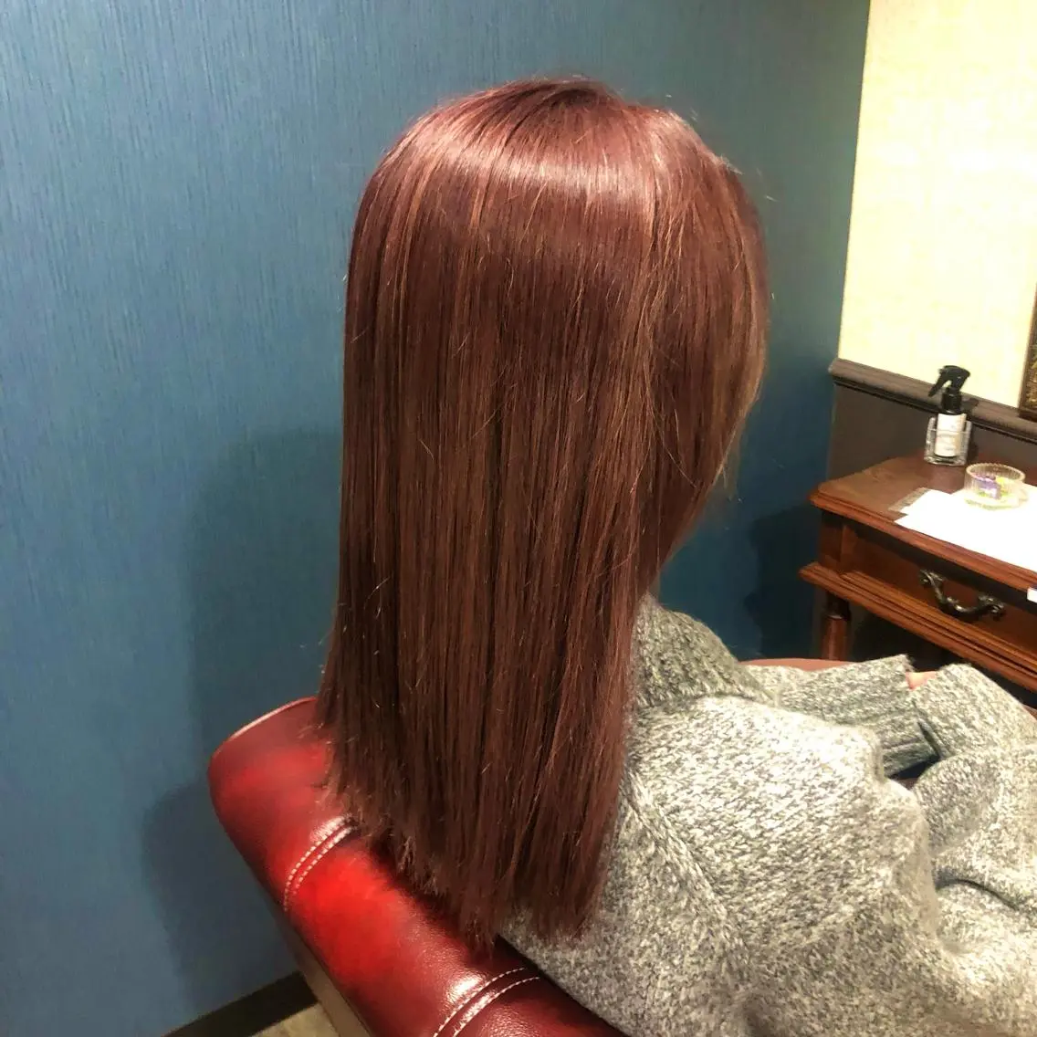 セミロング カラー 廣田 優那のヘアスタイル