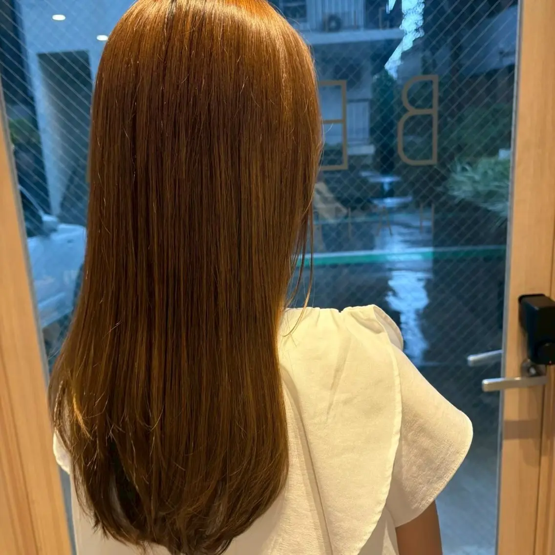 ロング 髪質改善 トリートメント 有村 梨桜のヘアスタイル