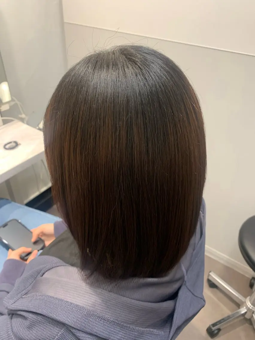 ミディアム トリートメント 松田 啓志のヘアスタイル