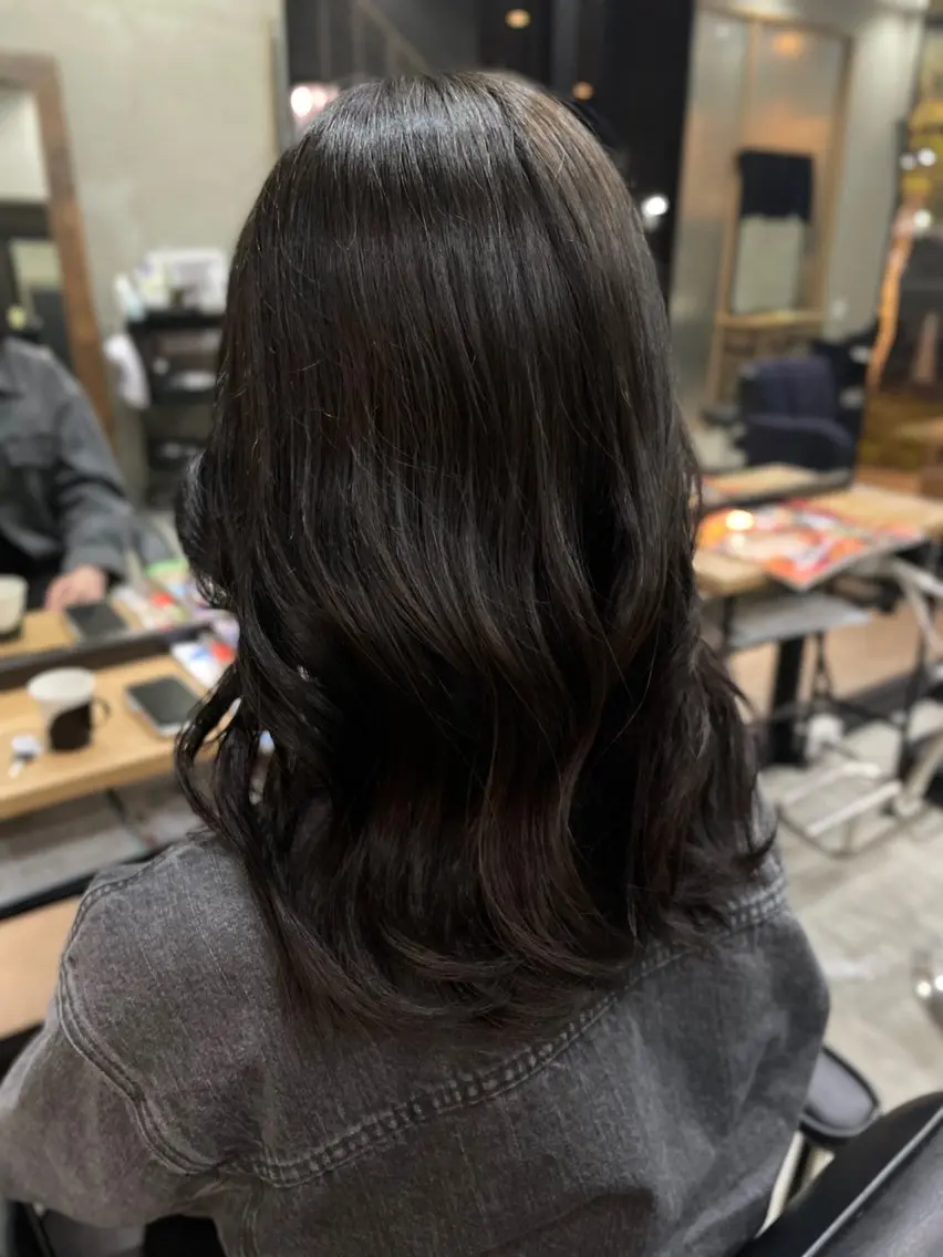 セミロング カラー La fith/ Renoのヘアスタイル