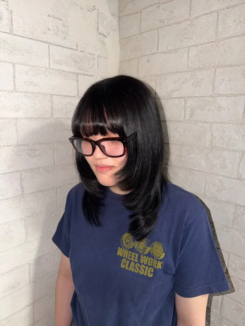 ミディアム レイヤーカット レイヤーカット 艶髪🎀HINATAのヘアスタイル