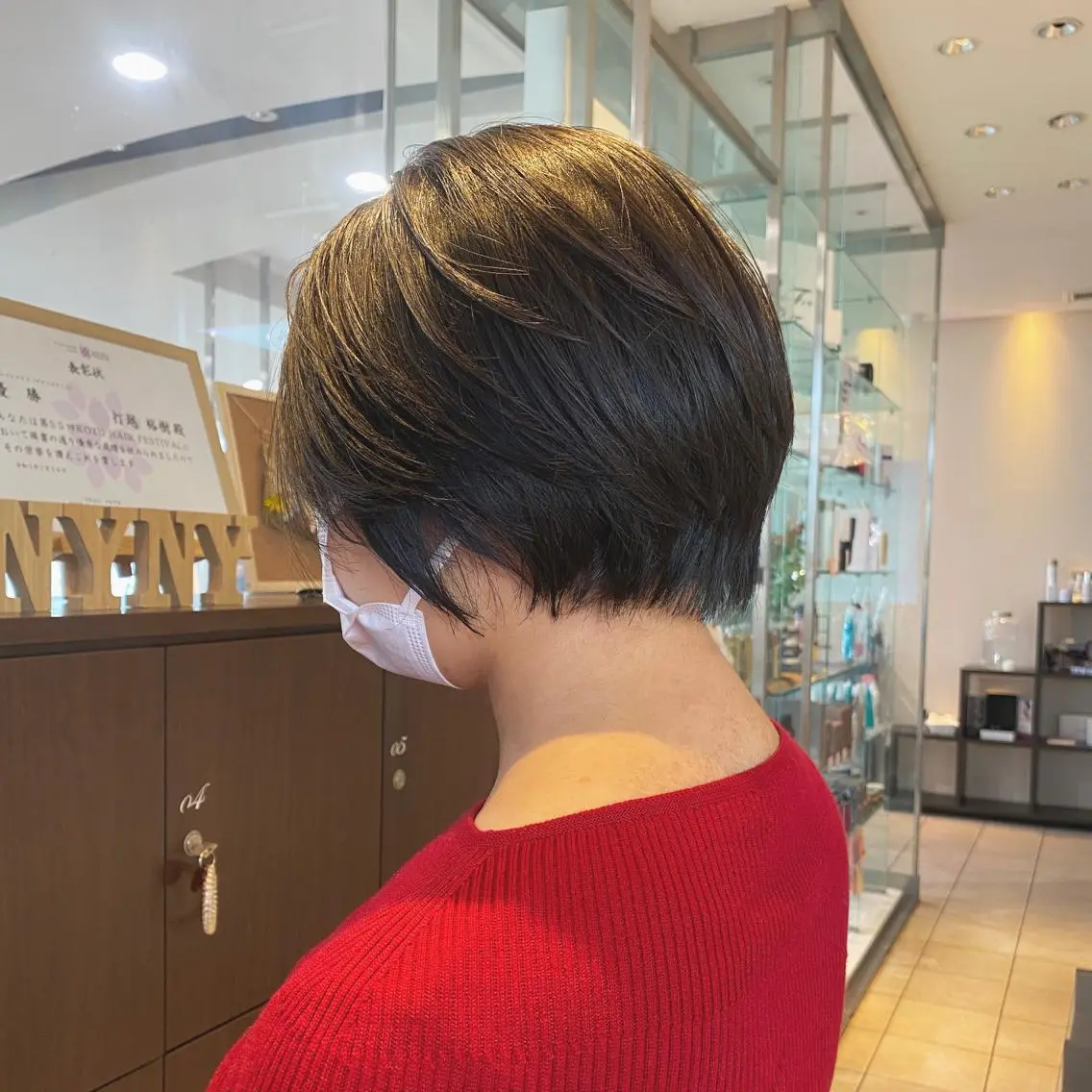 ショート 丸みショート ショートヘア カット 髪質改善/艶カラー /EisoAkariのヘアスタイル