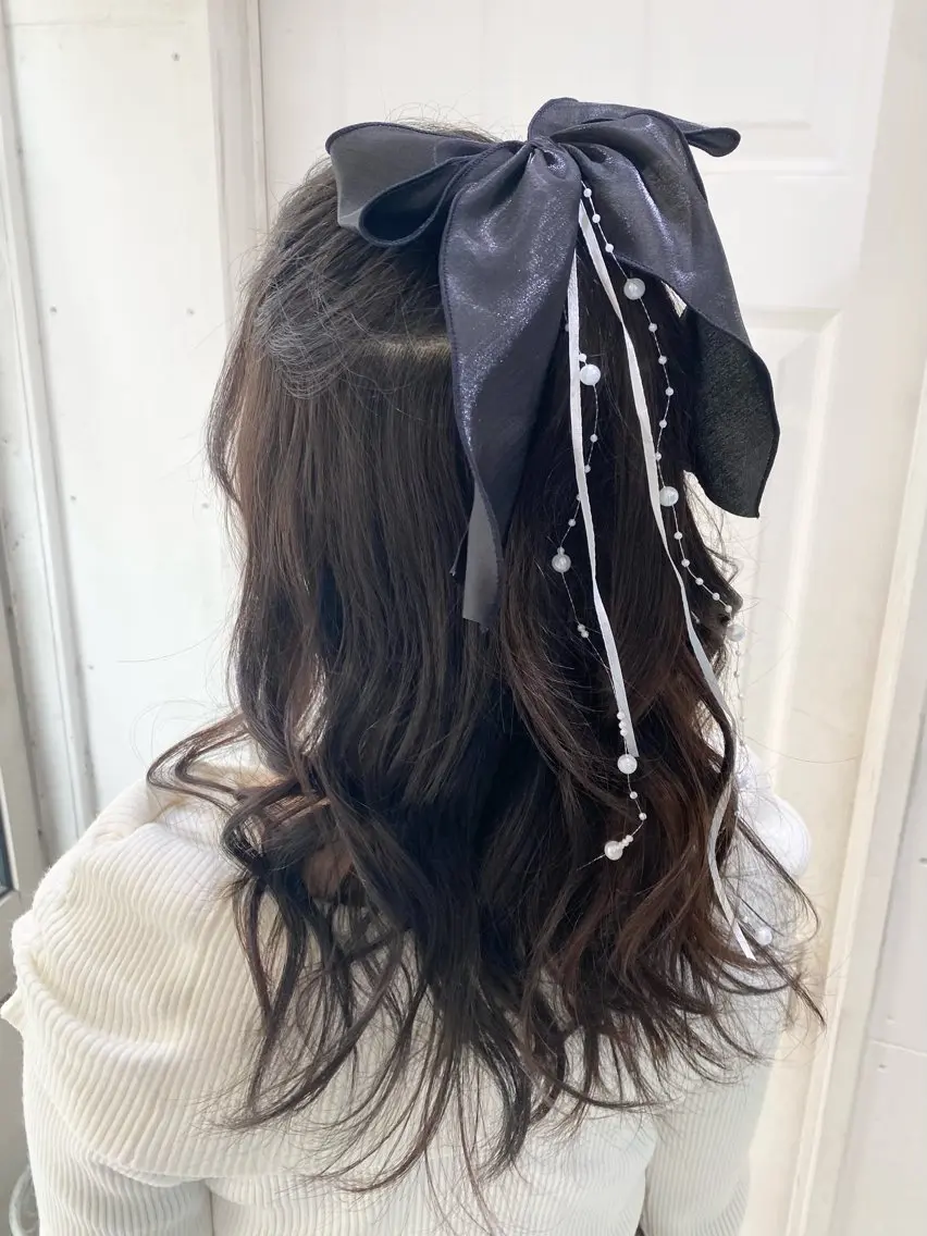 ヘアアレンジ ハーフアップ uros.中目黒 moekaのヘアスタイル