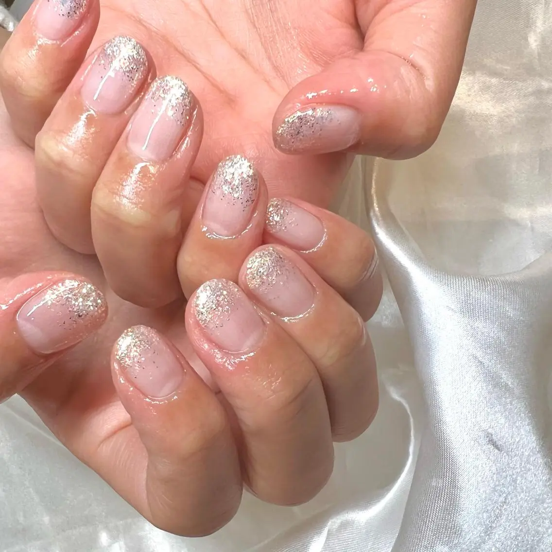 ネイル ラメ(グリッター) ラメグラデーション イシヅカ /relownailのネイルデザイン