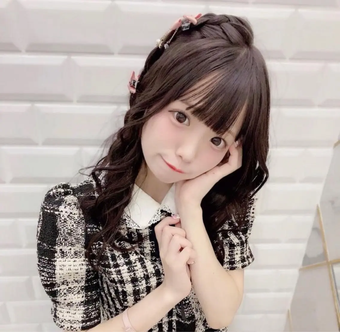 セミロング ヘアアレンジ 天野 優希のヘアスタイル