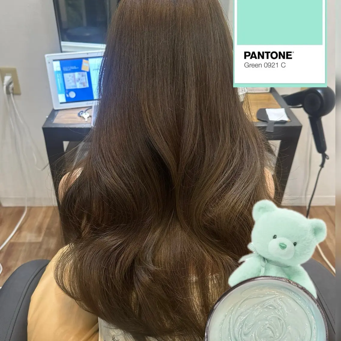【🫧透明感🫧】カット＋ブリーチなしダブルカラー＋トリートメントの写真