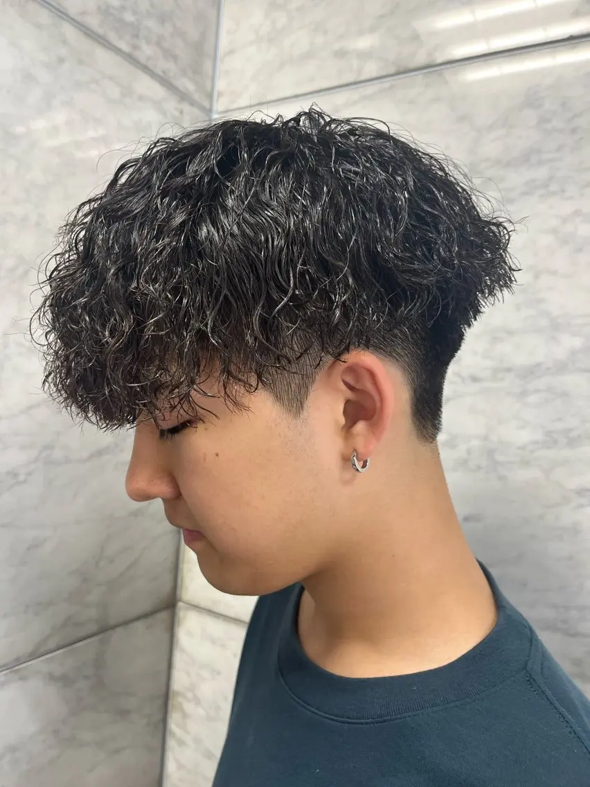 🌿土日祝限定クーポン🌿メンズカット+各種パーマ✨️の写真